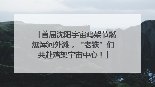 首届沈阳宇宙鸡架节燃爆浑河外滩，“老铁”们共赴鸡架宇宙中心！