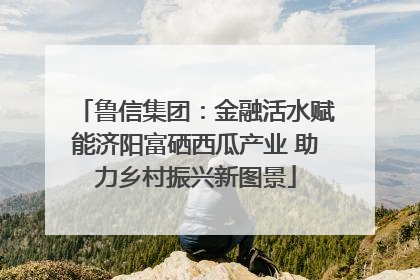 鲁信集团：金融活水赋能济阳富硒西瓜产业 助力乡村振兴新图景