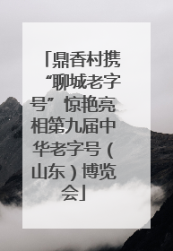 鼎香村携“聊城老字号”惊艳亮相第九届中华老字号（山东）博览会