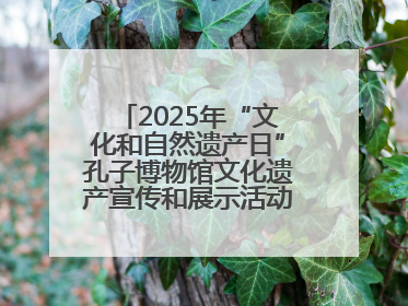 2025年“文化和自然遗产日”孔子博物馆文化遗产宣传和展示活动启动仪式举行
