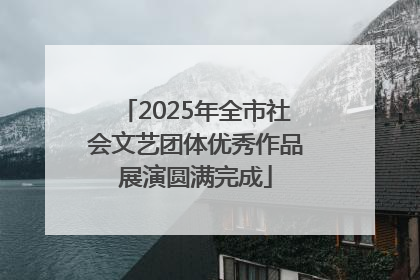 2025年全市社会文艺团体优秀作品展演圆满完成