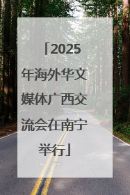 2025年海外华文媒体广西交流会在南宁举行