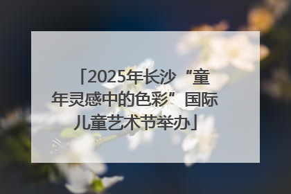 2025年长沙“童年灵感中的色彩”国际儿童艺术节举办
