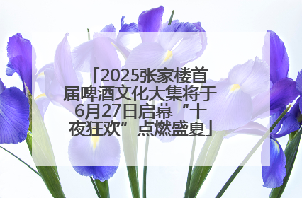 2025张家楼首届啤酒文化大集将于6月27日启幕“十夜狂欢”点燃盛夏