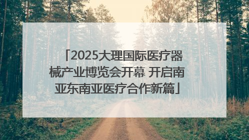 2025大理国际医疗器械产业博览会开幕 开启南亚东南亚医疗合作新篇