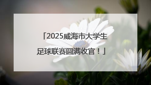 2025威海市大学生足球联赛圆满收官！