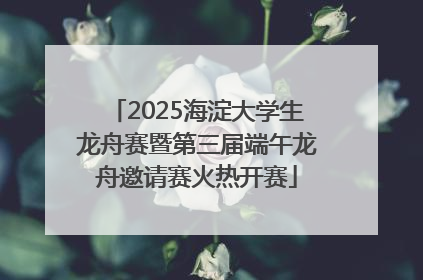 2025海淀大学生龙舟赛暨第三届端午龙舟邀请赛火热开赛